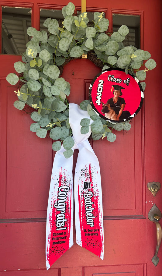 Graduation Brag Wreath Kit